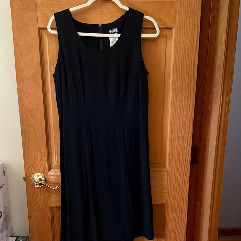 Helene Blake Elegant Black Midi Dress
